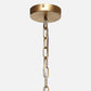 Milano Chandelier Brushed Gold