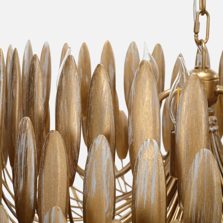Milano Chandelier Brushed Gold