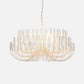Milano Chandelier Brushed White