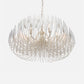 Milano Chandelier Brushed White