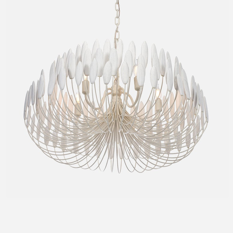 Milano Chandelier Brushed White