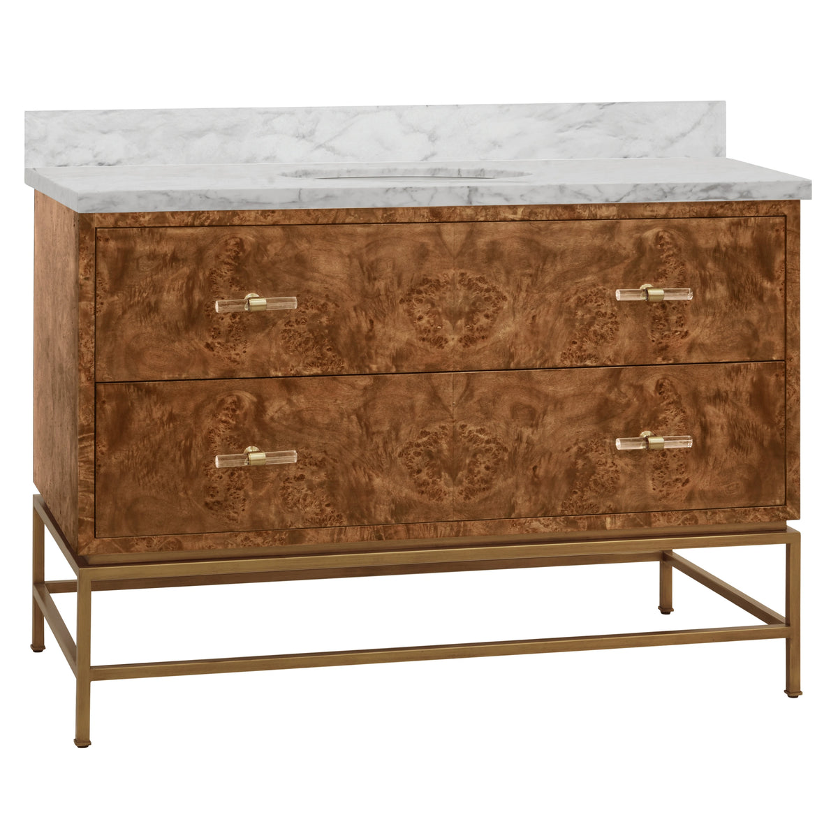Clifford 48" Vanity Dark Burl Wood