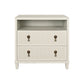 Corine Two Drawer Antique White
