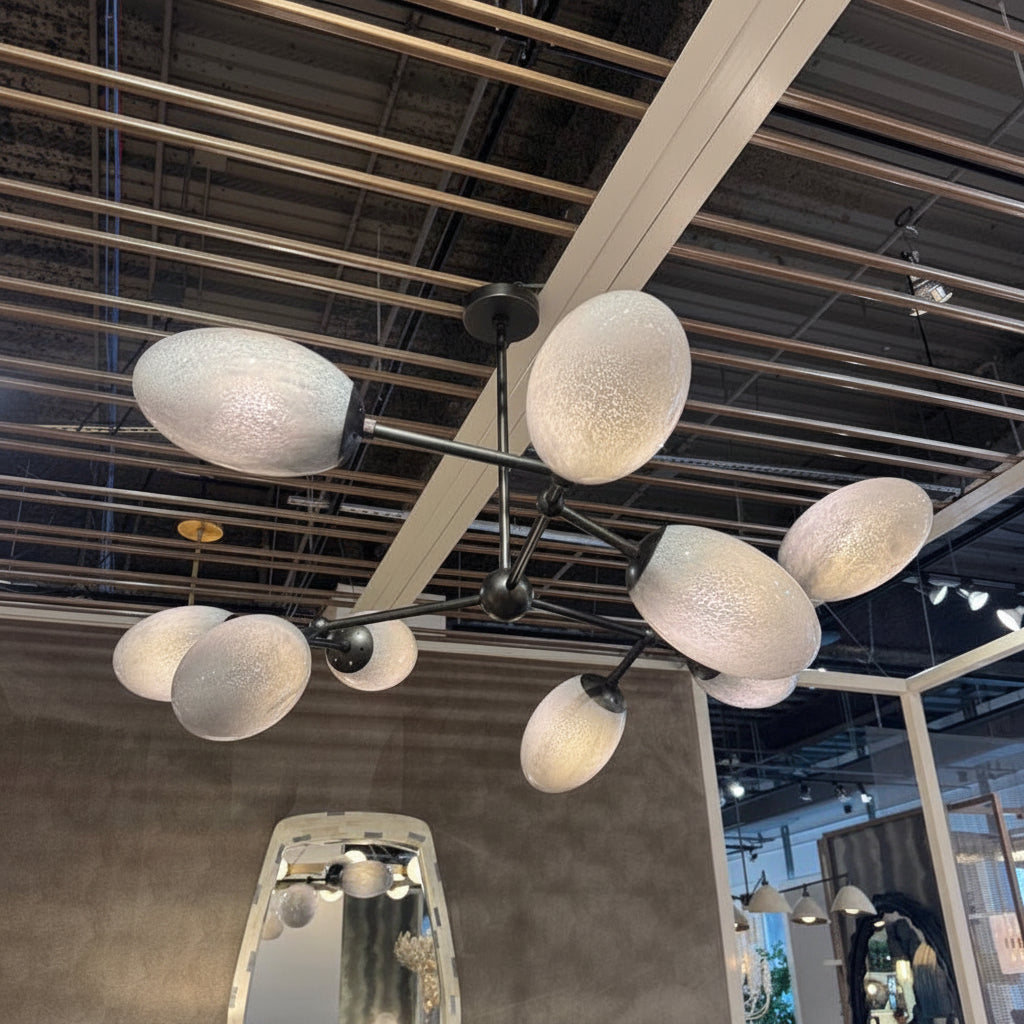 Celeste Chandelier Glacier Swirl