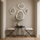 Amorphous Mirrors White Plaster