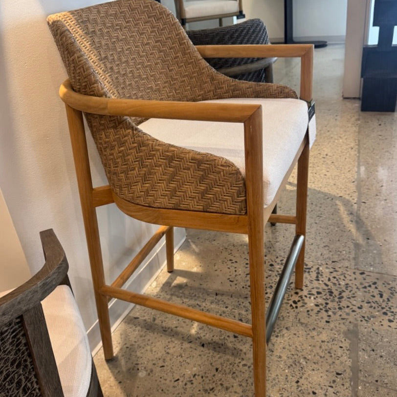 Chilton Outdoor Bar Stool Dark Blonde