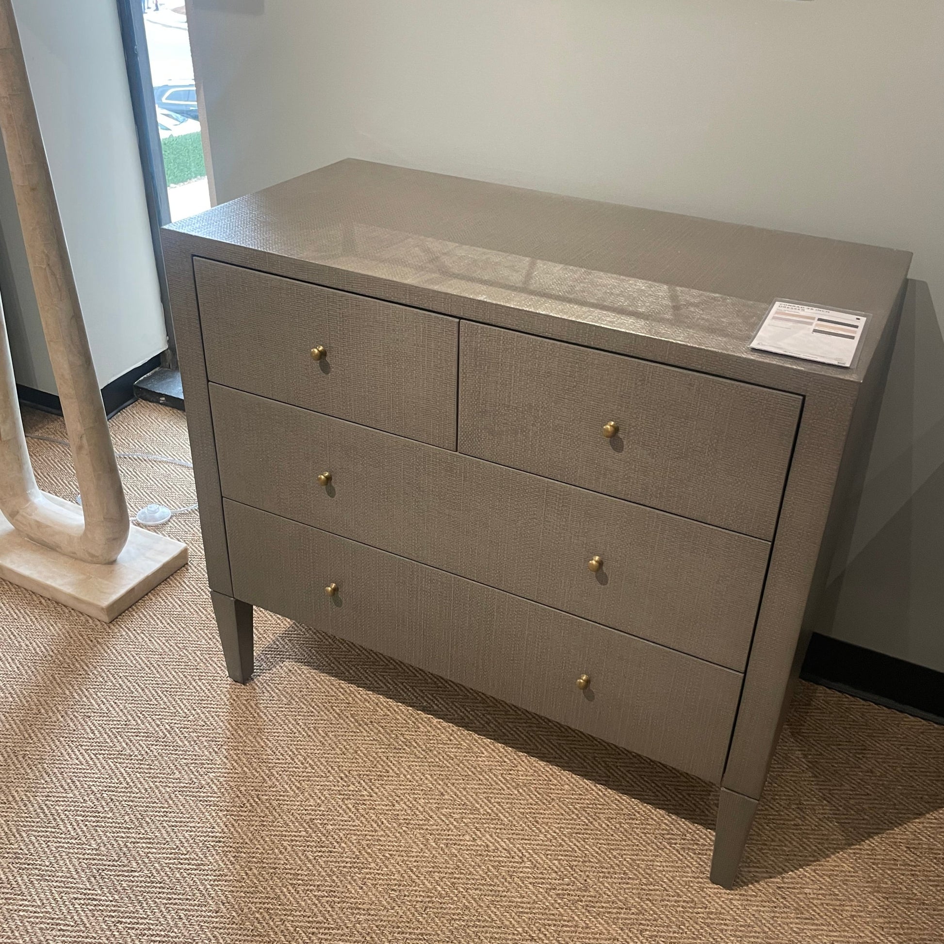 Made Goods Conrad 36" Dresser Seal Faux Raffia CLAYTON GRAY HOME Made Goods Conrad 36" Dresser Seal Faux Raffia CLAYTON GRAY HOME