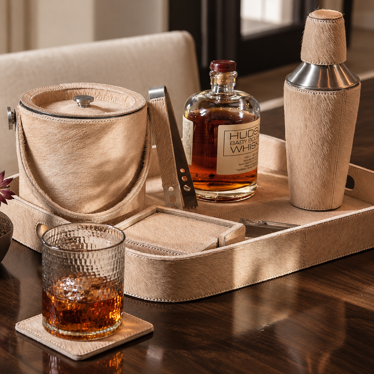 Browmley Beige Bar Collection Set
