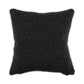 Ebony textured pillow on a white background