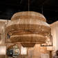 Antibes Chandelier Natural Rattan