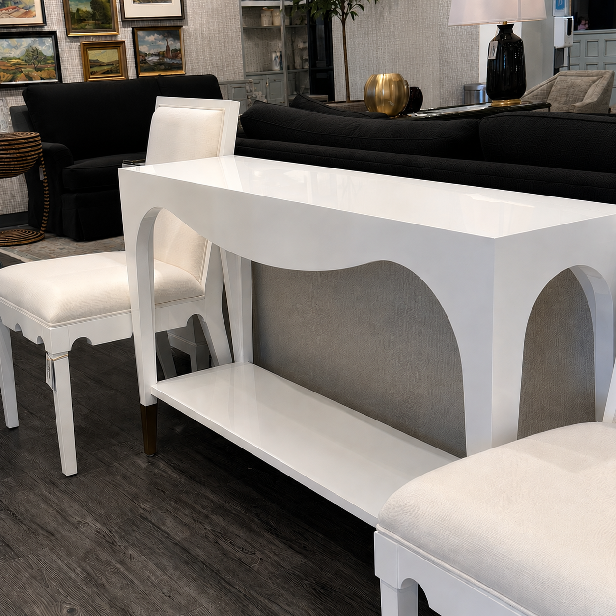 Laverne Console White