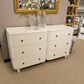 Olivia 6 Drawer Dresser Pristine Faux Raffia