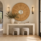 Larkin Mirror Natural Rattan
