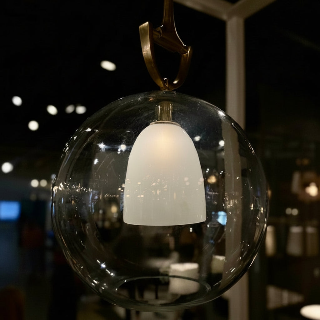 Estribo Pendant Clear Glass