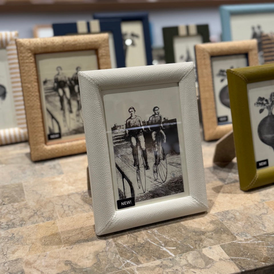 Eton Frame White Leather