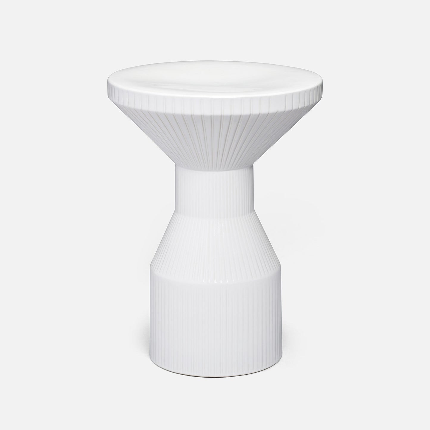 Mindy Drink Table Table Glossy White