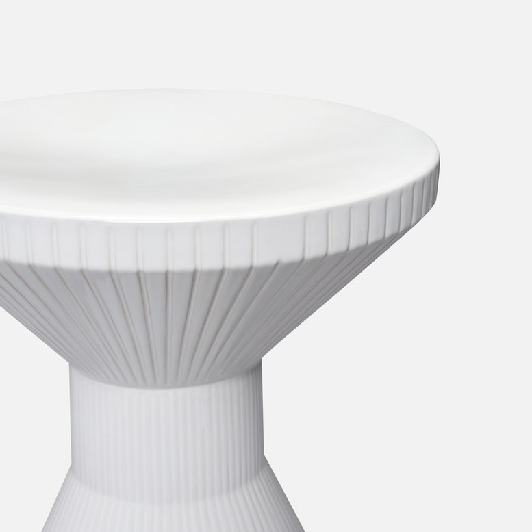 Mindy Drink Table Table Glossy White