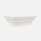 white concrete outdoor coffee table