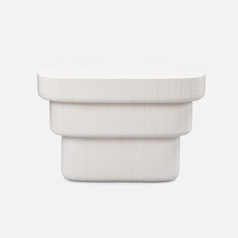 Moretti Side Table Off White