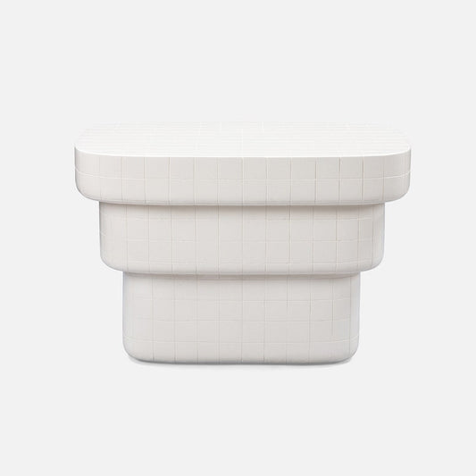 Moretti Side Table Off White