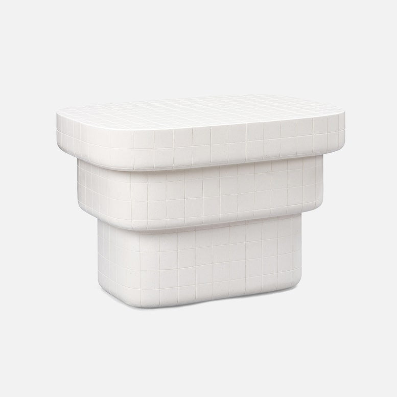 Moretti Side Table Off White