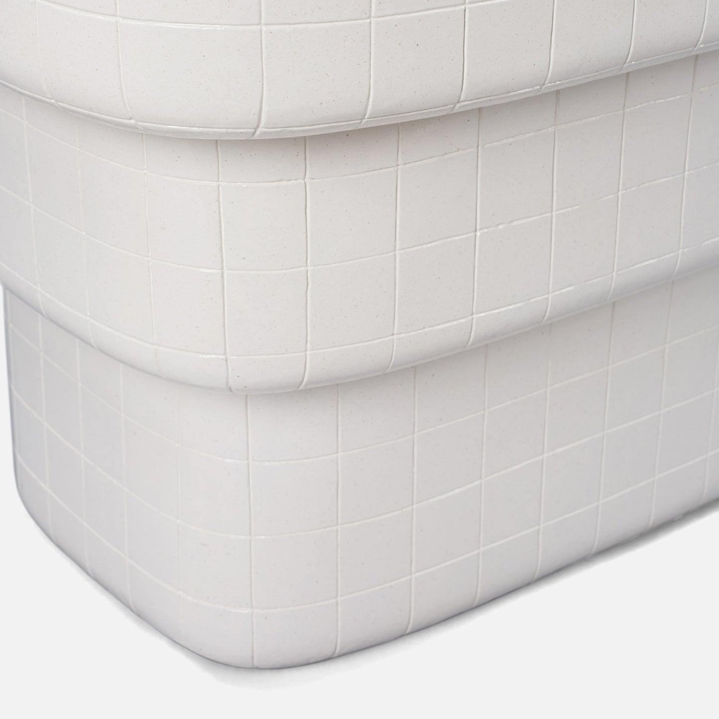 Moretti Side Table Off White