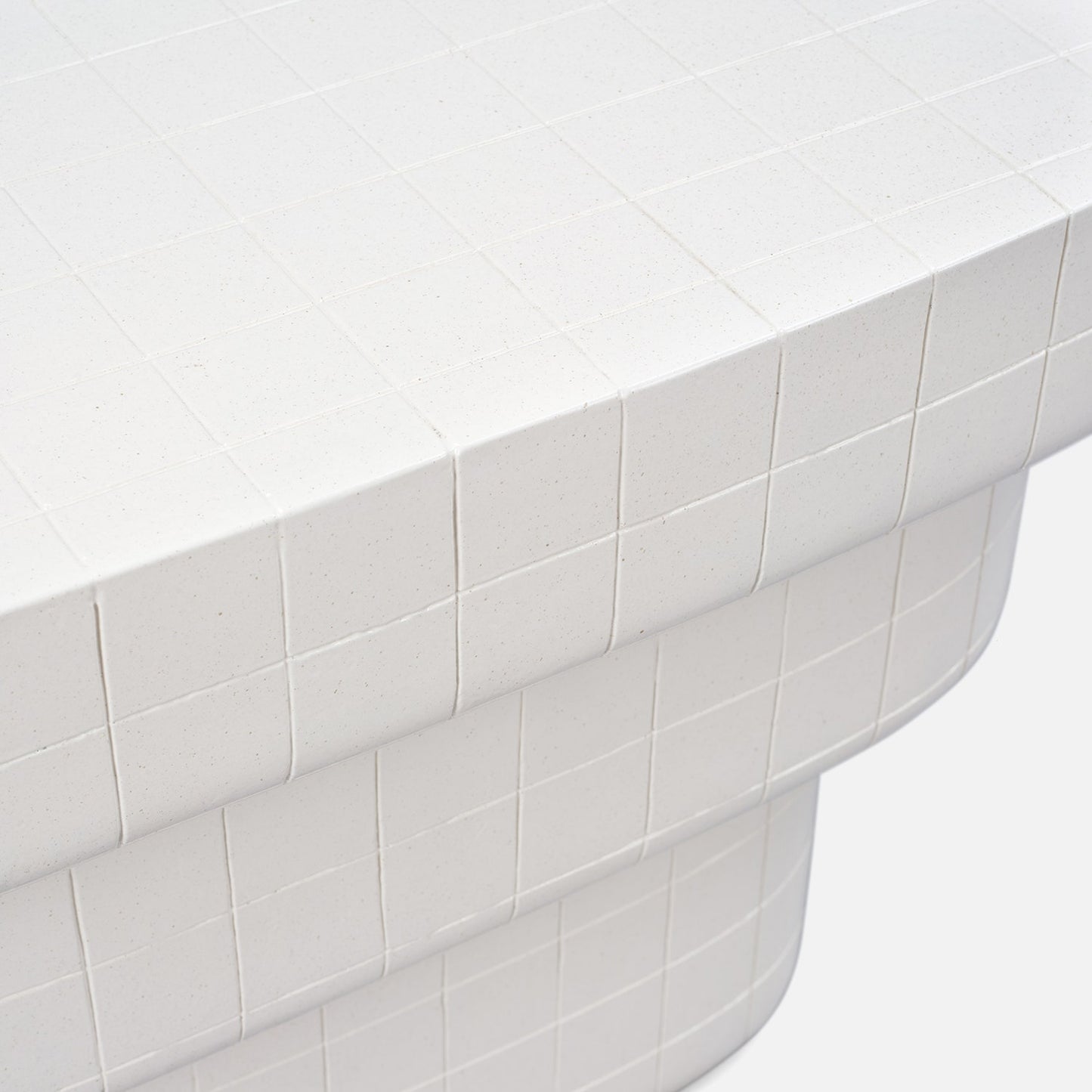 Moretti Side Table Off White