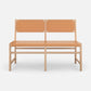 Percy Banquette Tan Leather