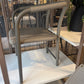 outdoor rope gray dining chair