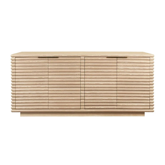 Beige buffet on a white background