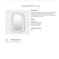 Epoque Mirror Large Painted Aluminum