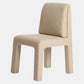 Beige chair on a white background