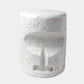 White ceramic side table