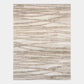 Textured rug with wavy pattern on a white background