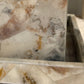 Gorman Tray Brown Faux Marble Horn