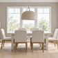 Green Oaks Pendant White Sand Oversized