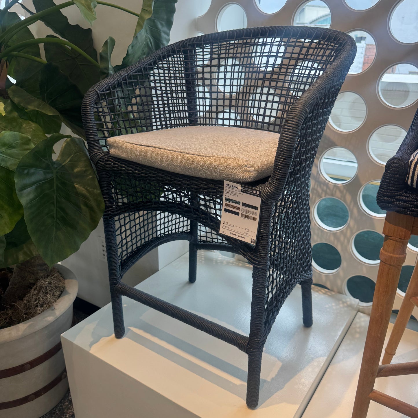 Helena Counter Stool Navy Market Photo