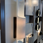Modern wall sconces with a focus on design and light fixture details.