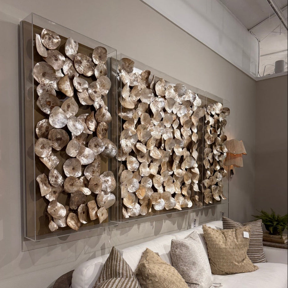 Palecek Playa Square Wall Decor Oyster Shell – CLAYTON GRAY HOME