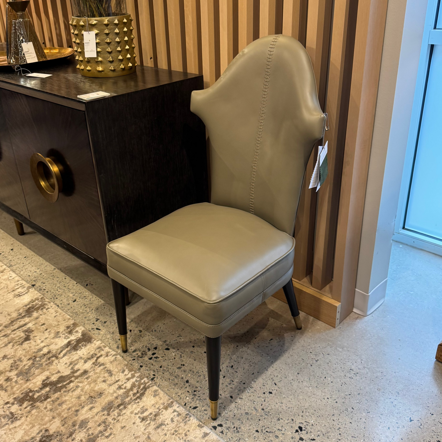Lincoln Dining Chair Morel Leather