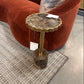 Mabel Accent Table Vintage Brass