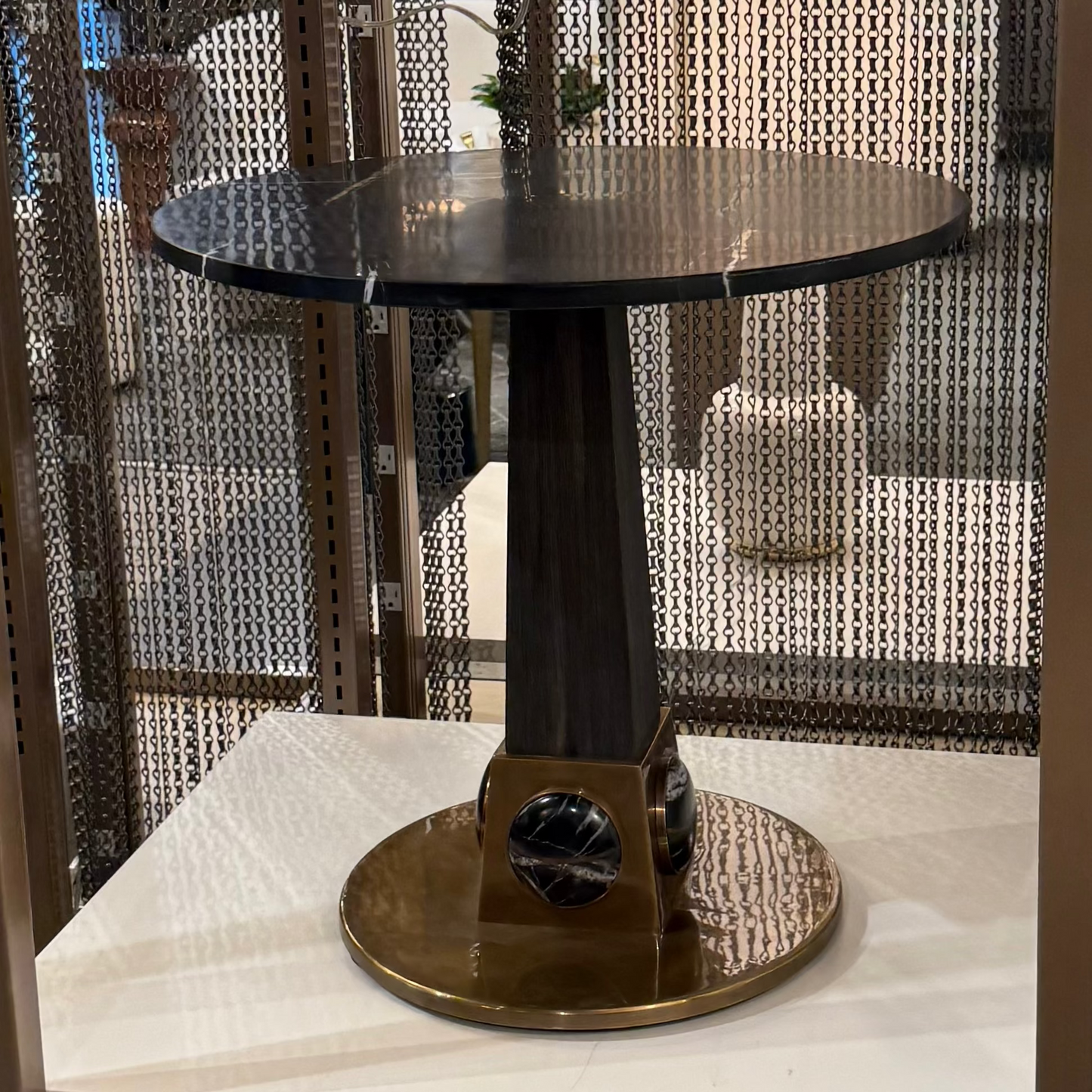Lancelot End Table Marble