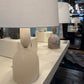 Brighton Lamp White Alabaster
