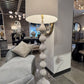 Nicole Floor Lamp Ivory