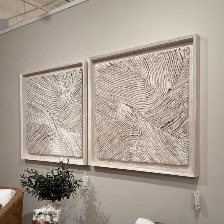 Harlowe Wall Decor Square White