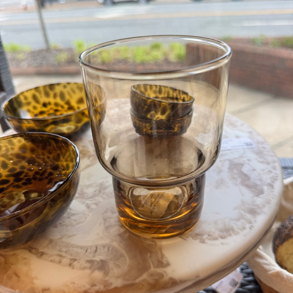 Samuel Amber Glass Set/6