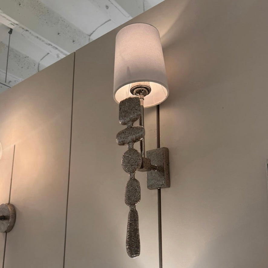 Calder Sconce Antiqued Nickel