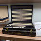 Grantham Backgammon Gray Hair-on-Hide