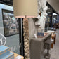 Raina Floor Lamp Natural Mix Oyster Shell