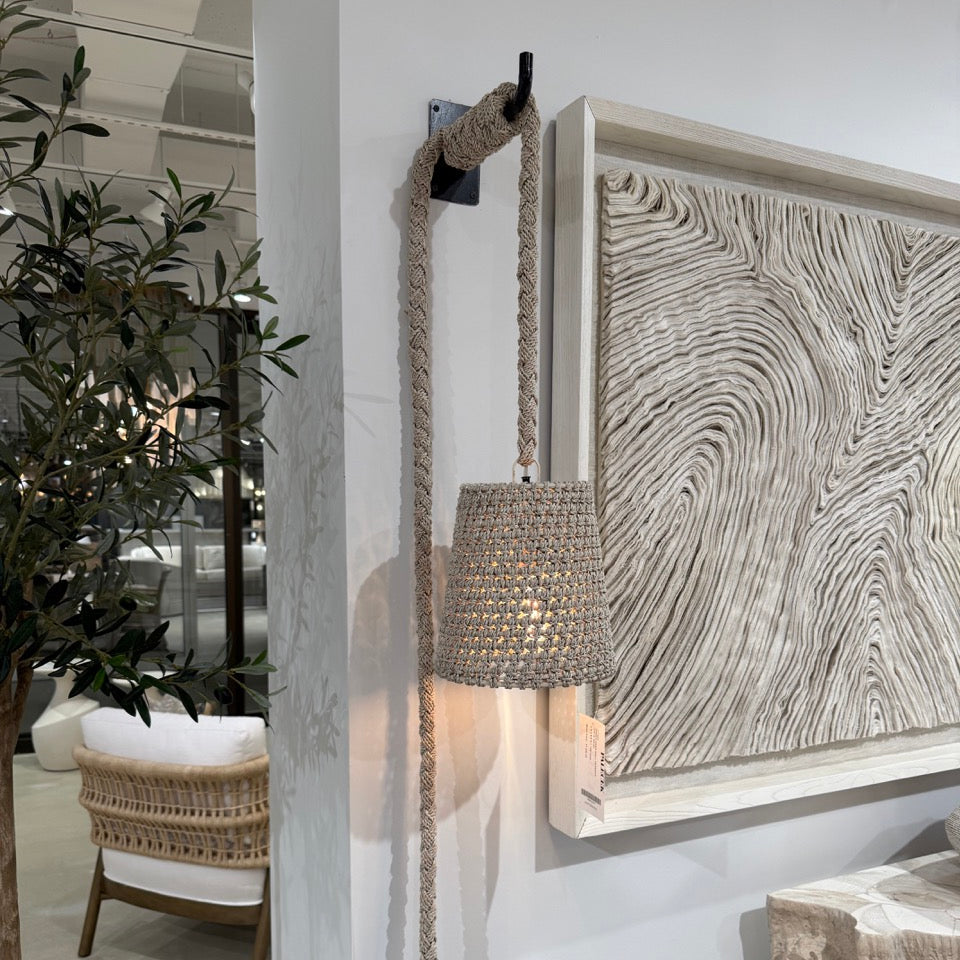 Palecek Green Oaks Wall Pendant White Sand – CLAYTON GRAY HOME